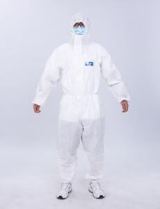 China XXL Medical Protective Coverall Disposable Chemical White 185cm GB19082 wholesale