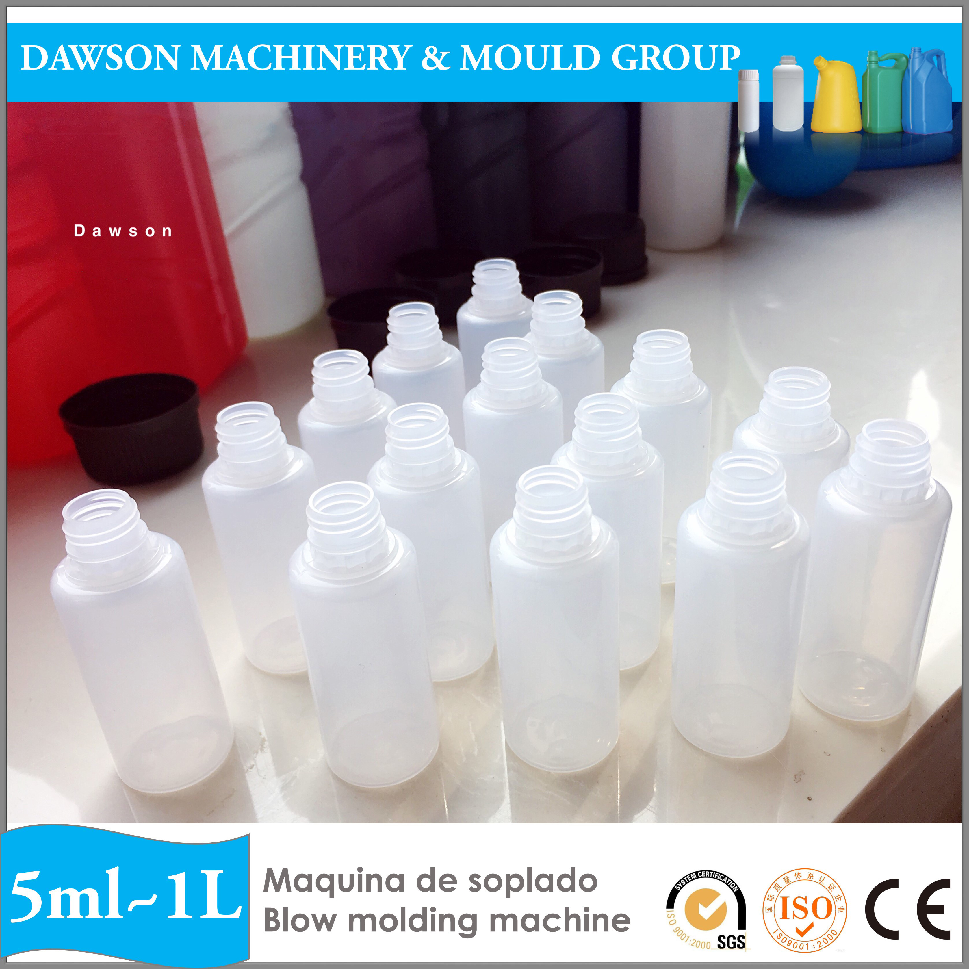 3ml ~ 1L Pharmaceutical Bottle Medicine Bottles Eye Dropper One Step IBM Injection BLow Molding Machine