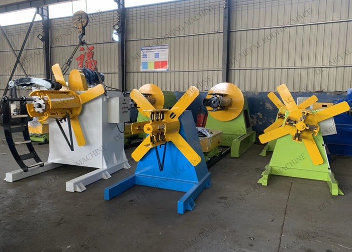 480V Hydraulic Decoiler Machine CE Steel Coil Uncoiler Machine