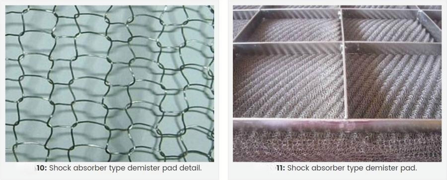 Dustproof Pad Wire Mesh Demister 95% Filter Rating For Industrial Applications