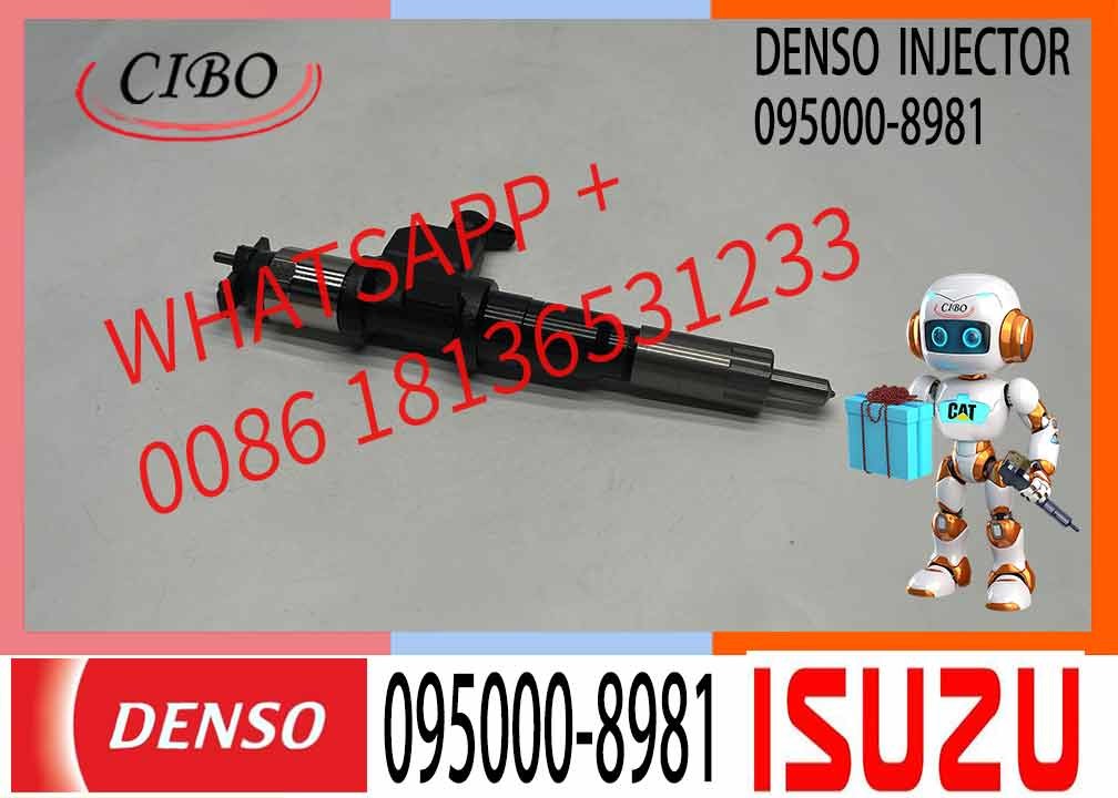 100% Neutral Diesel Fuel Injector Common Rail Injector 095000-8981 8-98167556-1