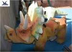 Lovely Cartoon Animatronic Animal Scooters Walking Dinosaur Toy Car Kiddie Rides