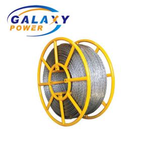China 200KN 18mm Galvanized Anti Bursting Steel Pilot Rope Overhead Line Tool wholesale