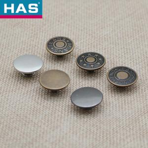 China 17mm Brass Snap Buttons Round Metal Rivet Buttons Customized wholesale