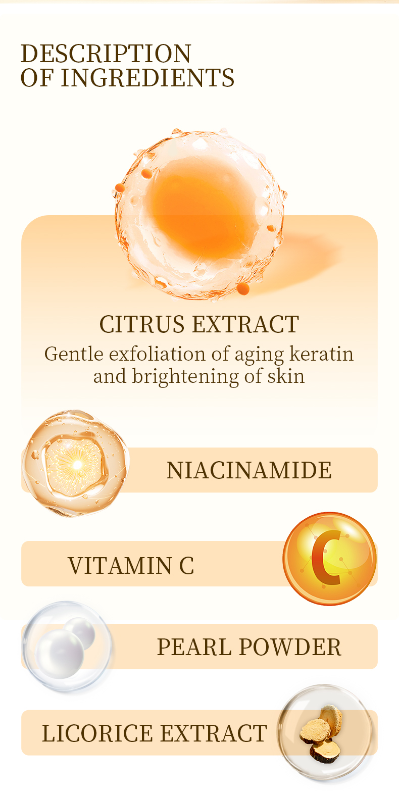 Custom Skin Care Orange Face Cleanser Peeling Gel Moisturizing Cleansing Exfoliating Dead Skin Removal Face Wash Gel