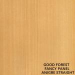 Fancy Plywood Natural Wood Veneer Sheet Anigre Straight Grain Paint-Free Board