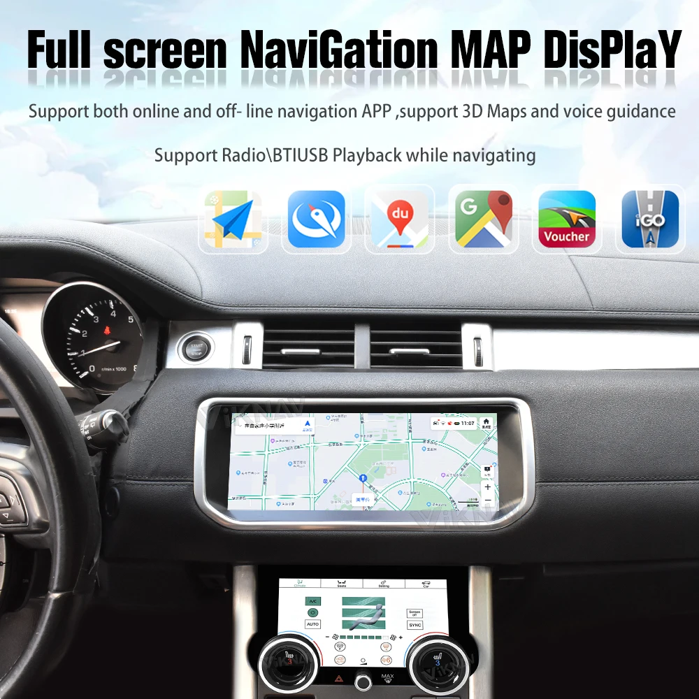Android Touch Screen Car Radio For Range Rover Evoque L538 L551 2013-2017 Multimedia Player GPS Navigation Carplay