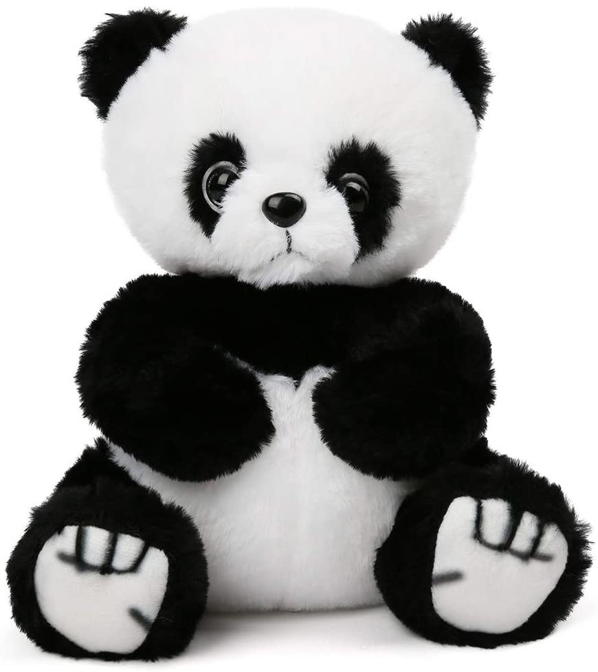 China Custom Skin Friendly No Fading Sitting Panda Plush Toy wholesale