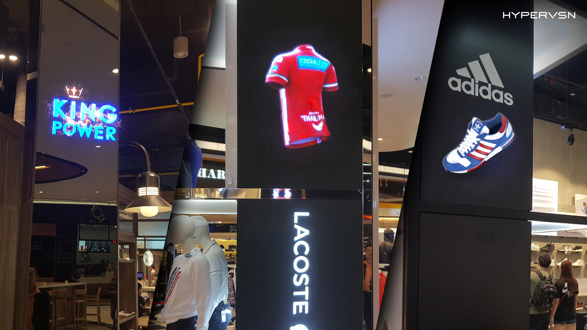 Holographic Projector POV Display for Indoor Advertisement with 174 view angle
