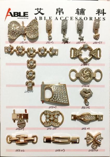 Ribbon Slider Rhinestone Shoe Buckles For Wedding Invitation Card Hair Craft