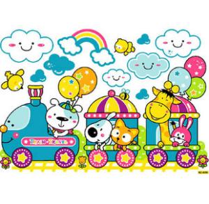 China Environmental-Friendly Cute Childrens Wall Stickers 4390 wholesale