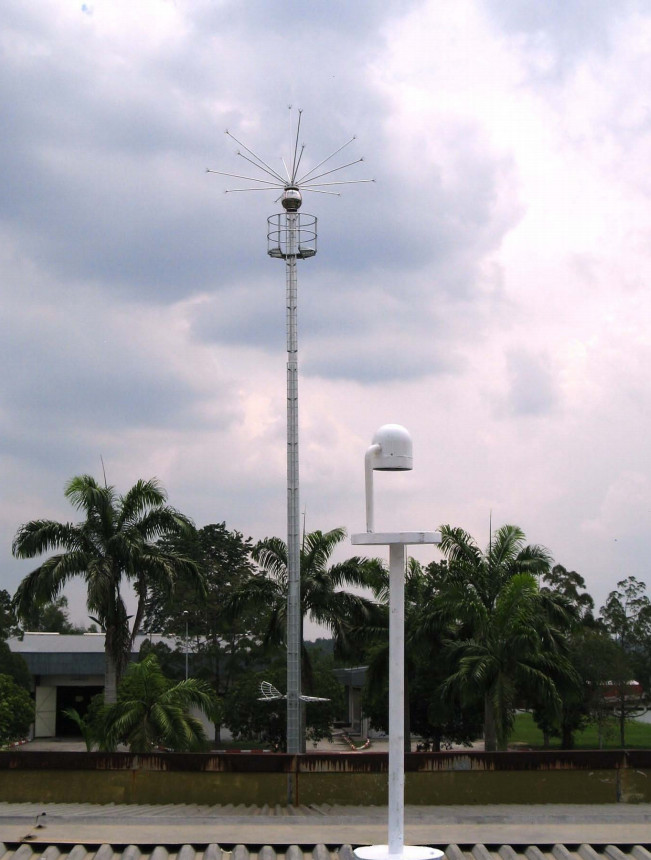 Q345 Steel 5Ft Lightning Repeller , Lightning Arrester Rod For Substation