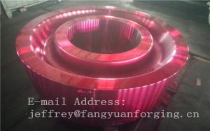 China ASTM AISI DIN 36CrNiMo4 JIS SNCM439 Forged Gear Blank Internal Gear RIng Blanks Alloy Steel wholesale