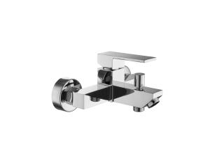China Modern Wall Mounted Shower Mixer Taps Chrome Finish For Bathroom wholesale