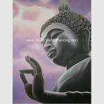 Abstract Art Oil Painting Thai Oil Painting on Canvas Buddha Wall Art Painting
