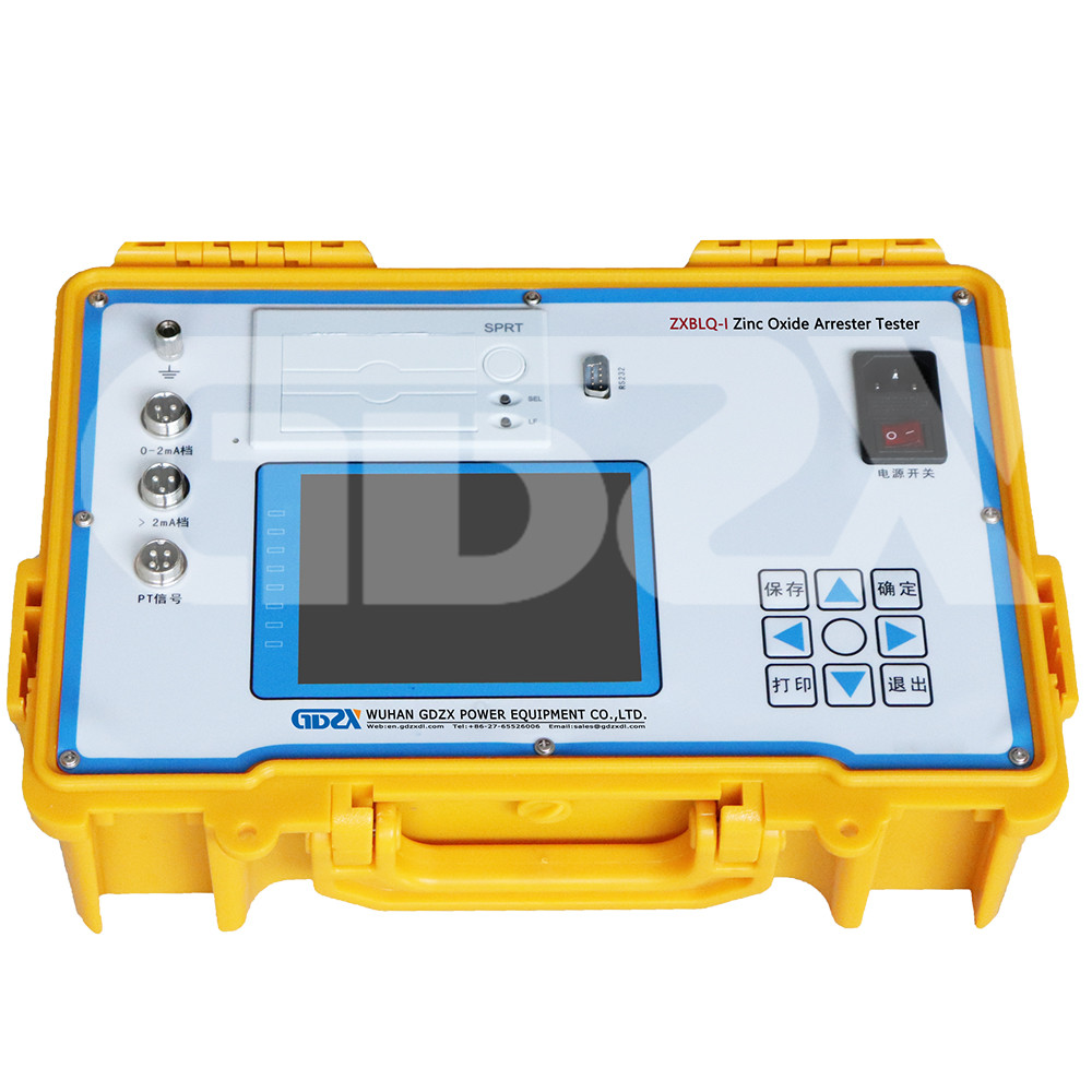 ZXBLQ-I intelligent Single Phase Zinc Oxide Lightning Arrester Test Equipment