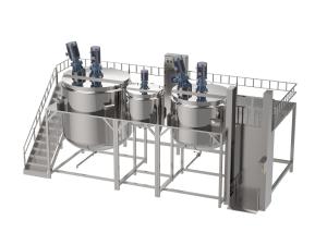China Stainless Steel Liquid Soap Mixer Machine Homogenizer Mixing Tank 0-3600rpm wholesale