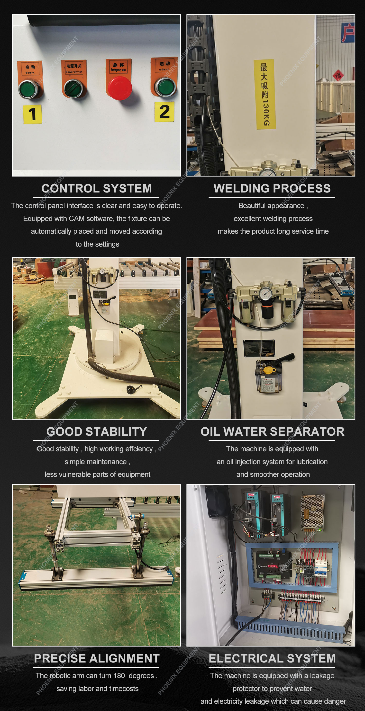 Mechanical Arm Industrial Material Handling Equipment for Wooden Door Production Line