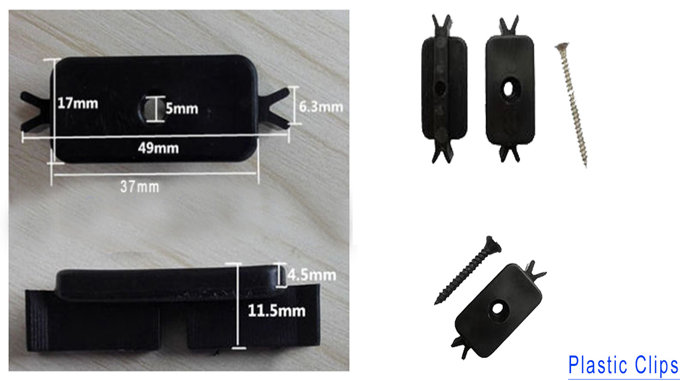 Function Connecting Stainless Steel Solid Hardwood Board Butting Deck Clip for Decking