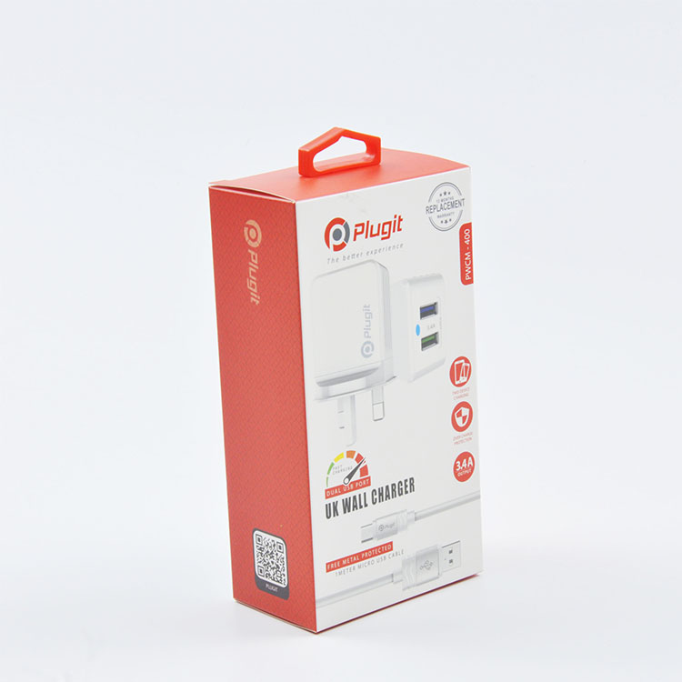 Custom cheap phone accessories small packaging cardboard Paper box with pvc window