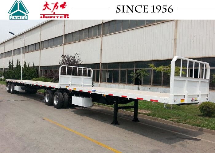 China 60T Payload Superlink Interlink 20ft Flatbed Semi Trailer wholesale