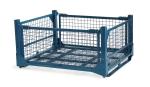 Supermarket 50*50mm Mesh 0.6mm Wire Collapsible Metal Cage