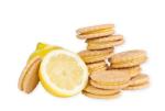 Tin Sweet Lemon Cookies Biscuits 340g Round Premium Hard