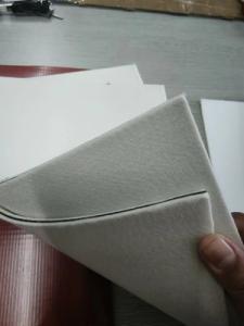 China Plastic Card Lamination Pad Woolen Felt Cushion Pad 3mm A4 High Temp Resistance wholesale