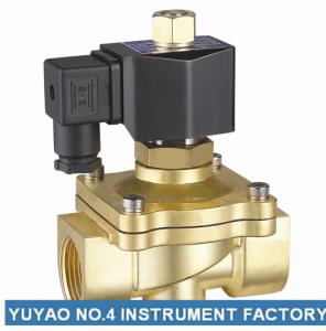 China Two Way Brass Air Operated Solenoid Valve , 2 Inch Water Solenoid Valve wholesale