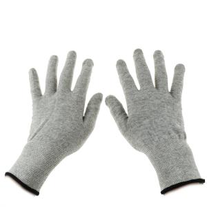 China Grey Carbon Fibre 40D Silver Conductive Gloves wholesale