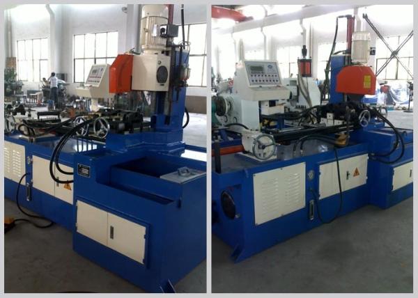 Handle Bar Steel Tube Cutting Machine , Full Automatic Metal Tube Cutting