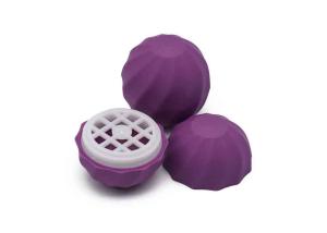 China Dark Purple 7g Mini Cute Lip Balm Tube Small MOQ Cosmetic Container Tube wholesale