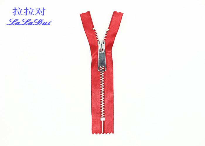Silver Ykk Teeth Big Teeth Zipper Soft Polyester Tape For Decorated Denim Jacket Sleeves