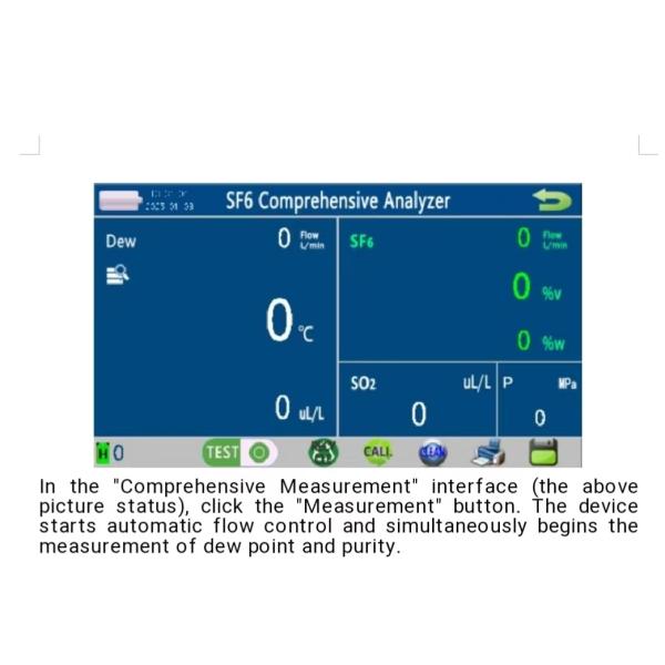 Emission Free Electronic SF6 Gas Tester Purity Analyzer Eco Friendly [KS30-R-6]