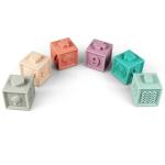 Kids Stacking Toy Puzzle Educational Baby Hard Silicone Building Blocks