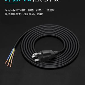 China UL Listed Appliance Power Cord Electric 10A 125V 3 Prong Laptop Power Cord wholesale