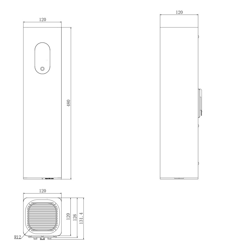 IAQ Cube UVC kit with photocatalysis filter and H13 medical level HEPA filter equiped with two bipolar ionization plasma