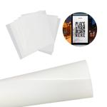 Waterproof Tear Resistant White PET Poster Frontlit Printing Backlit Film