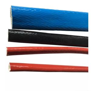 China Silicone Coated Fiberglass High Temp Wire Sleeve Exhaust Insulation Heat Shield wholesale