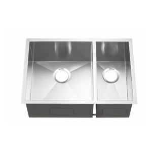China Household Double Bowl Corner Kitchen Sink Undermount With Lifetime Warranty wholesale