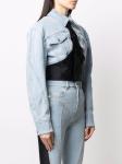 Female Short Casual Sleeve Jean Jackets Denim Cropped Jacket Hot Girl Fashionabl