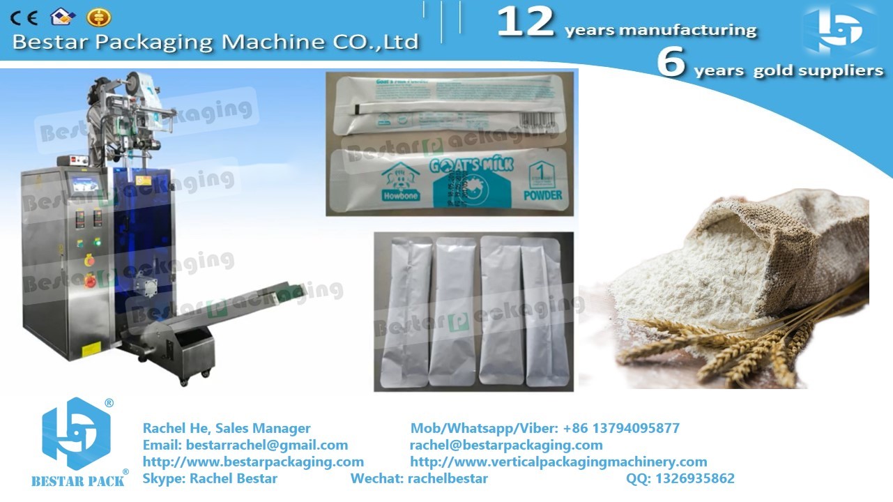 Powder stick rounded corner packing machine BSTV-160F
