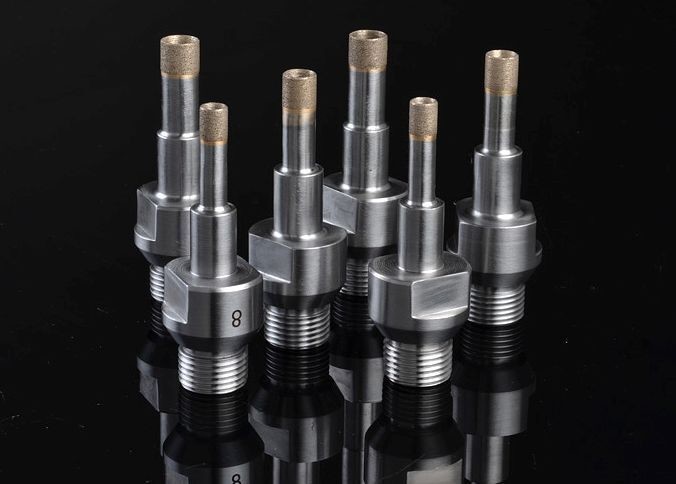 95mm And 75mm Diamond Sintered Core Bit Set For Drilling Glass Holes