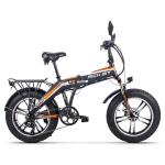 20 Inch Fat Tire Folding E Bike Snow Bike Electric 4 Chaoyang Tire 48v 500 Watt