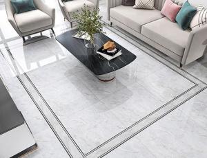 China 3D Inkjet Printing Luxury Porcelain Tile Golden , 800x800mm 3pcs Full Polished Glazed Tile wholesale