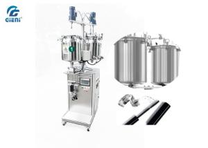 China High Viscosity Cosmetic Lip Gloss Filling Machine With Double Tanks wholesale