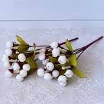 Indoor and outdoor Small pretty red flower heads wholesale plastic flowers