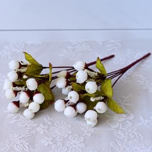 China Indoor and outdoor Small pretty red flower heads wholesale plastic flowers durable home decoration wholesale