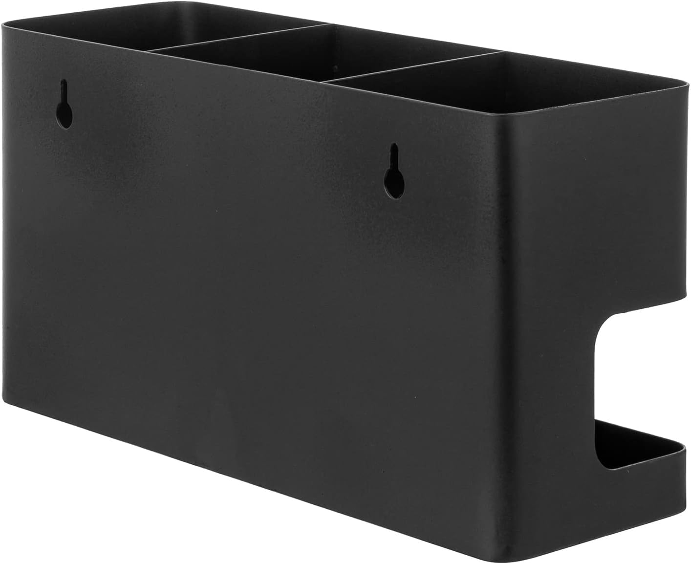 Wall Mounted Salon Accessory Caddy 3 Slots for Hair Dryer and Styling Tools Organizer