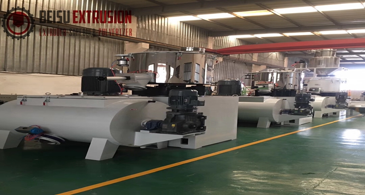 BEISU Factory SRL-W800/2500 High speed mixer machine for PVC/PE/PP/SPC/EVA